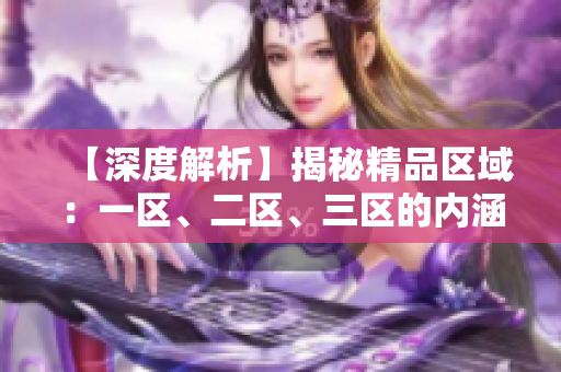 【深度解析】揭秘精品区域：一区、二区、三区的内涵与区别